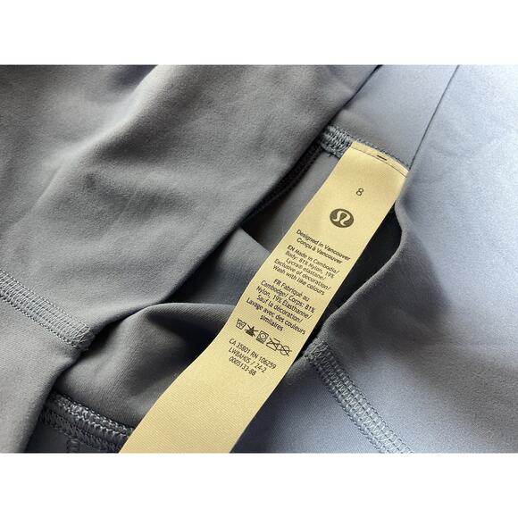 Lululemon Athletica Nulu Slim-Fit High Rise Midi Skirt Women’s Size 8 Oasis Blue - Picture 3 of 10